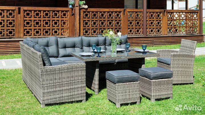 Мебель из ротанга комплект угловой Genry