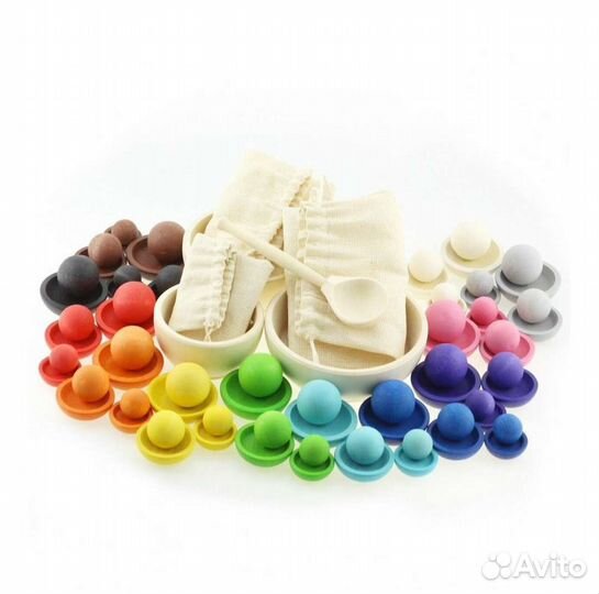 Развивающая игра для детей из дерева