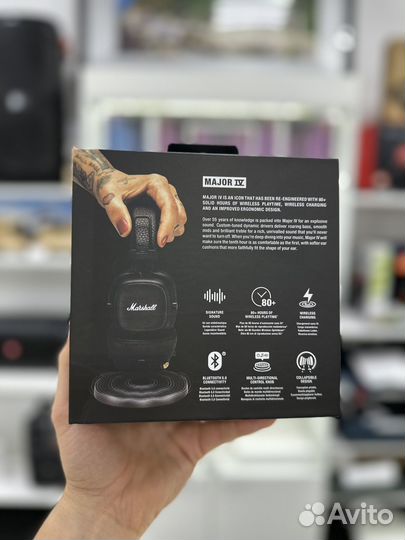 Беспроводные наушники marshall major 4