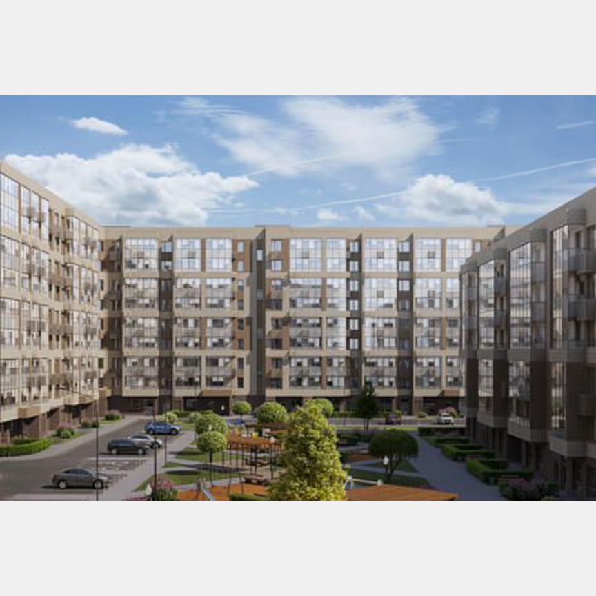 2-к. квартира, 61,9 м², 2/9 эт.