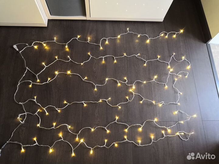 Гирлянда занавес