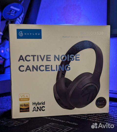 Haylou s30 anc black с микрофоном
