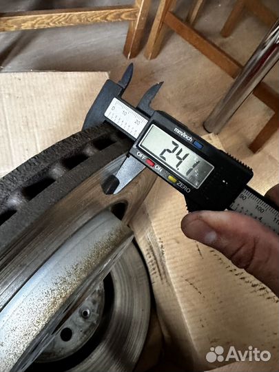 Пара тормозных дисков vw 312 mm 5х112