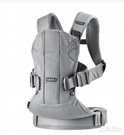 Рюкзак-переноска BabyBjorn One Mesh Серебряный