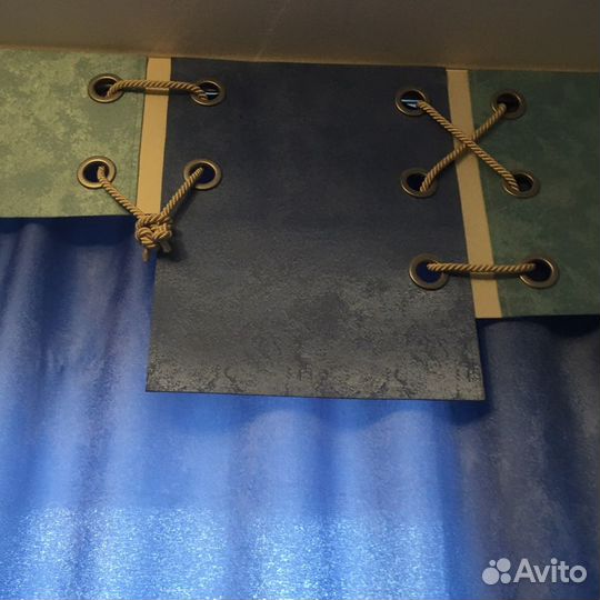 Ламбрекен и шторы в детскую мальчика