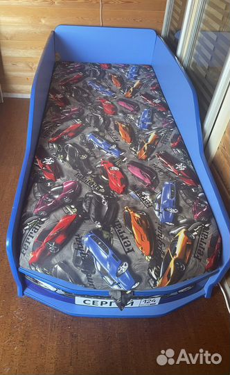 Детская кроватка машинка бу