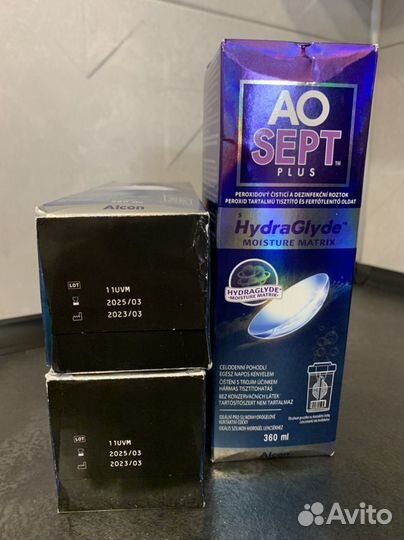 Набор раствора Aosept plus 360мл