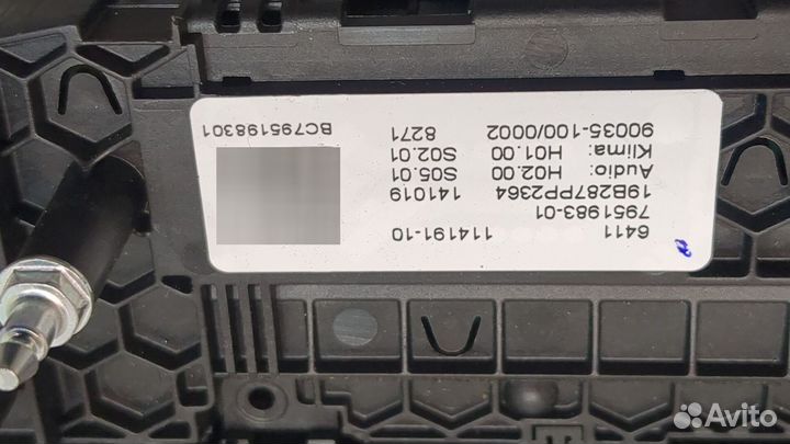 Переключатель отопителя BMW X3 G01, 2019