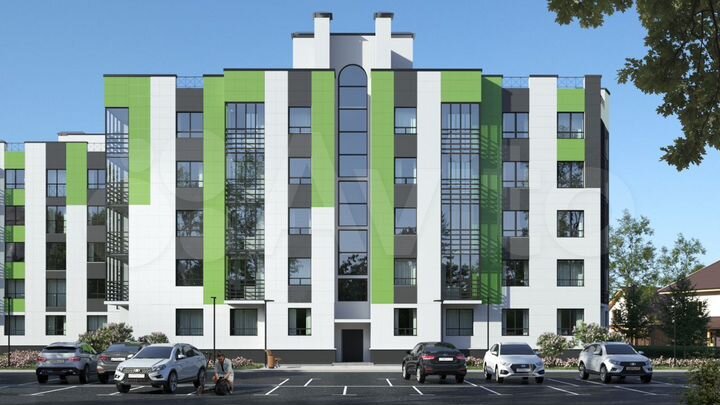 1-к. квартира, 39 м², 4/5 эт.