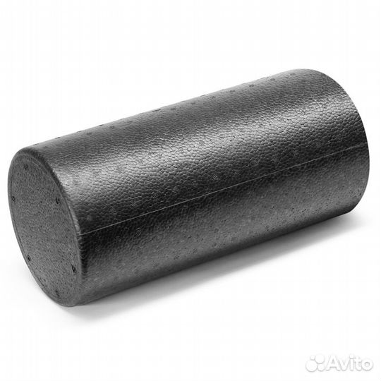 Ролик для йоги эпп литой 30x15cm черный