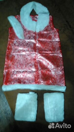 Новогодний костюм снегурочки