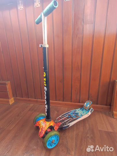 Самокат детский трехколесный бу
