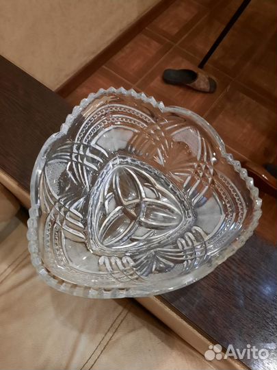 Хрусталь салатница