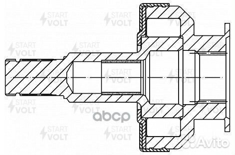 Привод стартера (бендикс) для а/м Mitsubishi