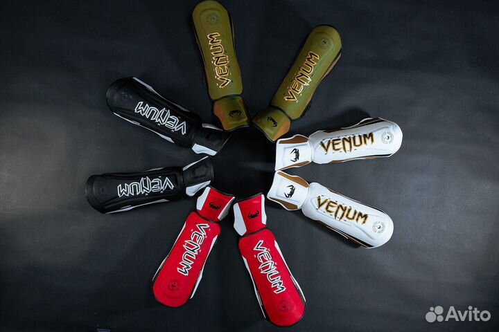 Защита ног (голени и стопы) Venum Green