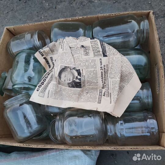 Стеклянная банка 3л, 20шт