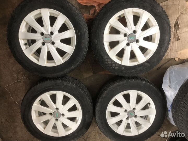 Колеса r 15 зимние 4 100