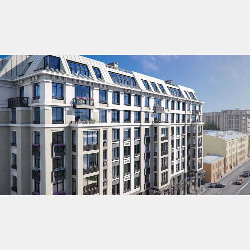 1-к. квартира, 49,4 м², 9/9 эт.