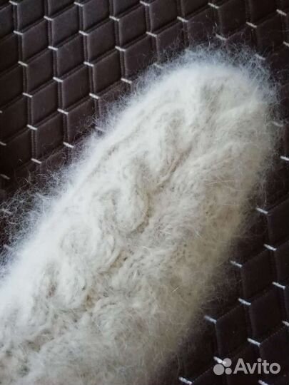 Варежки из козьего пуха