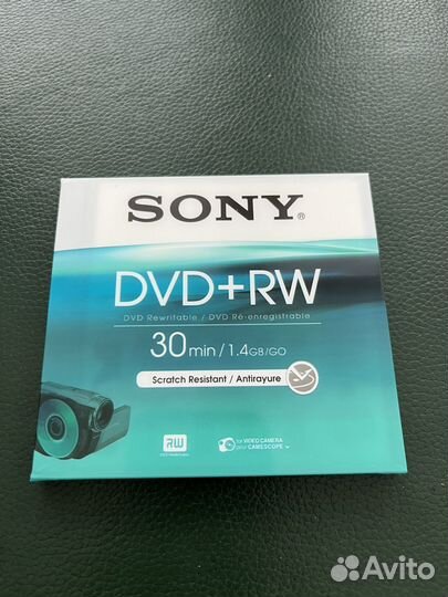 Диски Sony DVD+RW 8см 1.4 Гб
