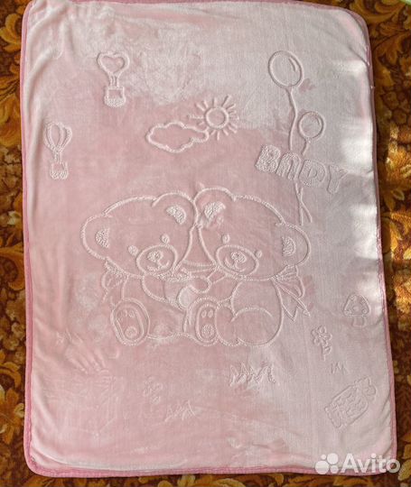 Плед одеяло детский мягкий