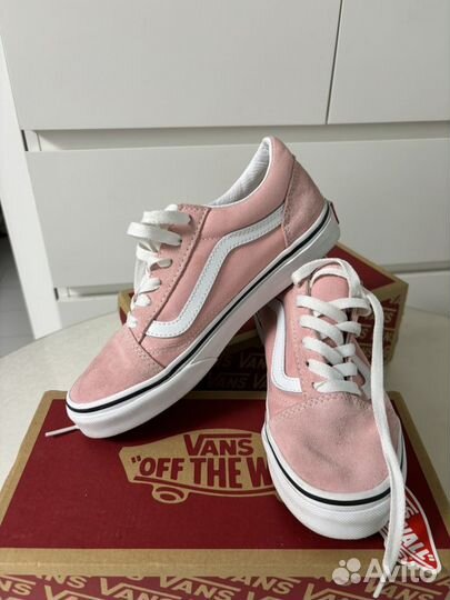 Кеды vans old skool розовые 34,5