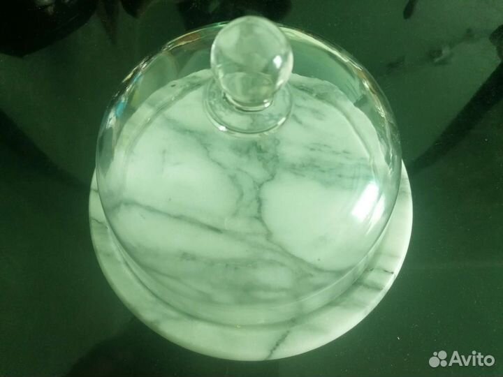 Блюдо для сервировки из карельского мрамора