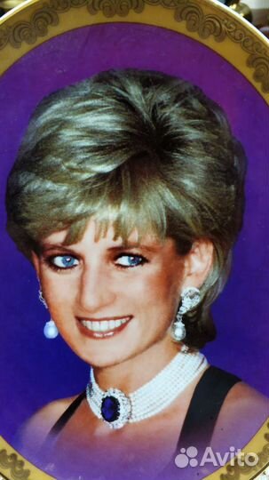 Тарелка с изображением Принцессы Дианы