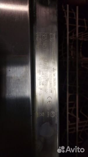 Посудомоечная машина siemens 60 см