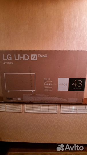 Телевизор lg 43UQ75006LF