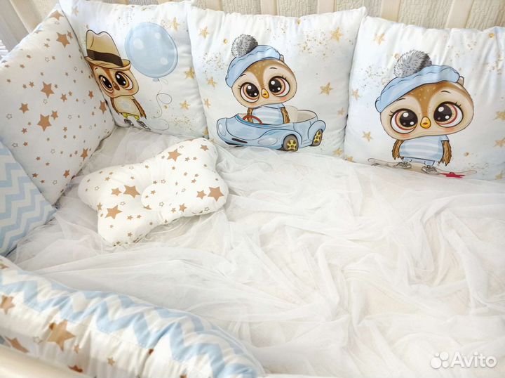 Бортики в кроватку