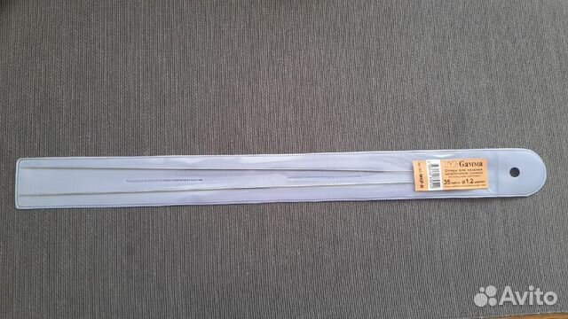 Спицы прямые для вязания 1.2 1.8 2.0 мм (сталь)