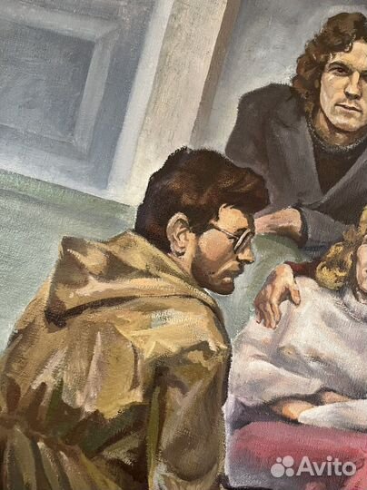 Живопись/картина соцреализм/ссср 128х100 см. Масло