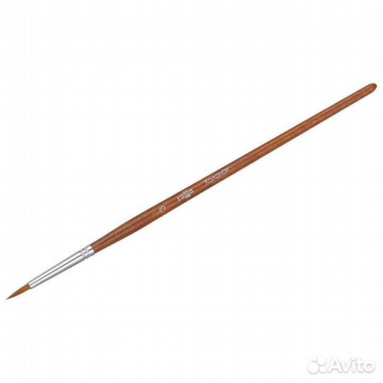 Кисть колонок, Гамма, круглая №03, 280618.03.03