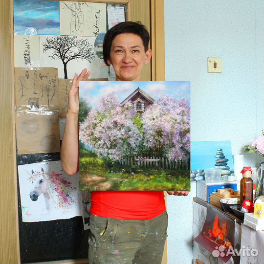 Картина на заказ Холст/масло 40*40