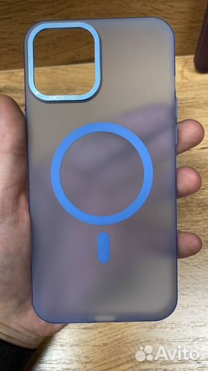 Матовый чехол Apple iPhone с металлической окантов