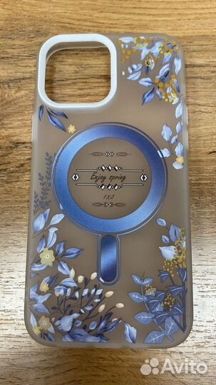 Чехол матовый с принтом MagSafe Apple iPhone