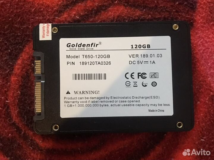 Жесткий диск ssd
