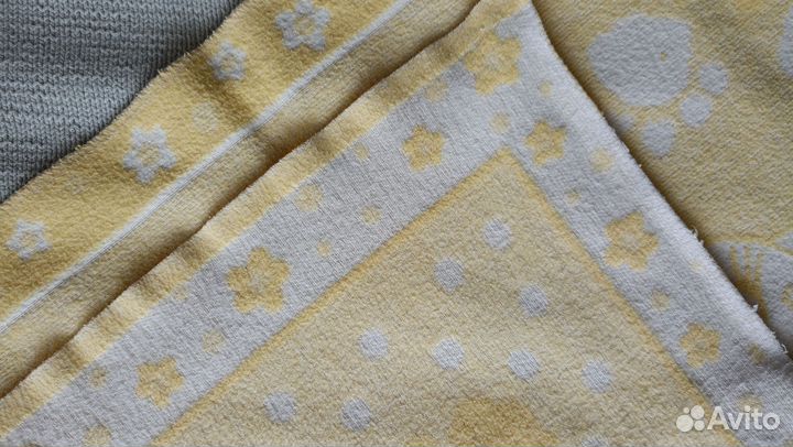 Детское байковое одеяло+простыни+наматрасник