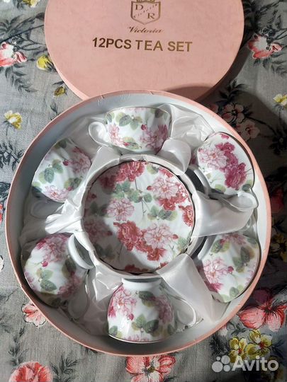 Чайный сервиз 12 предметовв подарочной коробке