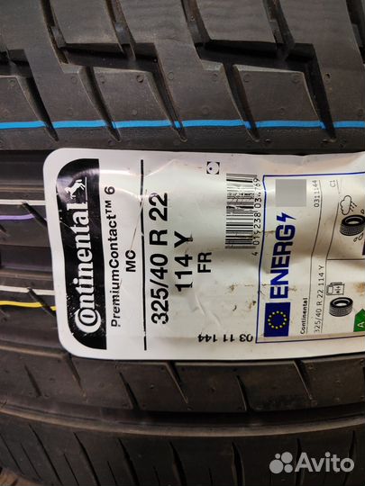Continental PremiumContact 6 285/45 R22 и 325/40 R22 114Y