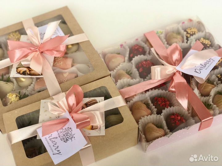 Свежая клубника в шоколаде