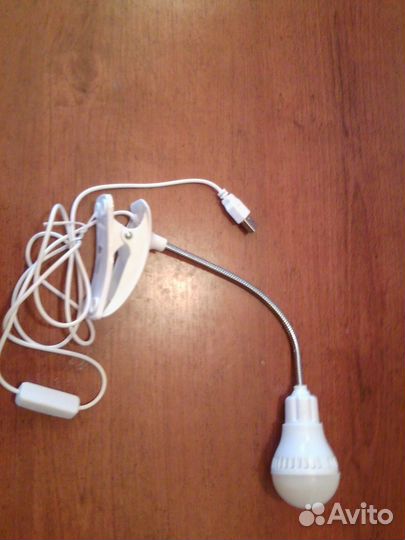 USB-лампа на прищепке