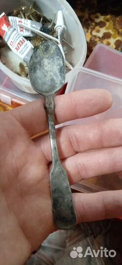 Ложка серебряная 84 проба царская