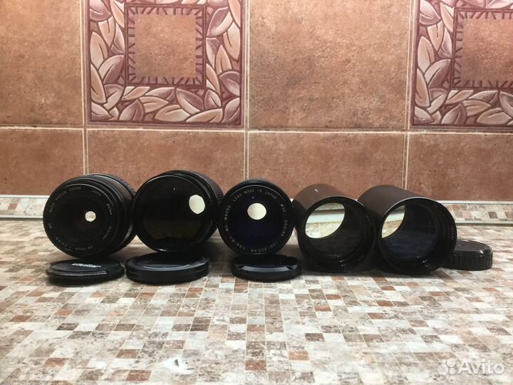 Объективы Pentax и ломо проекционные