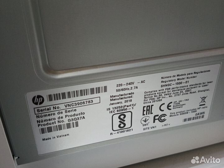 Принтер лазерный hp laserjet pro m104w