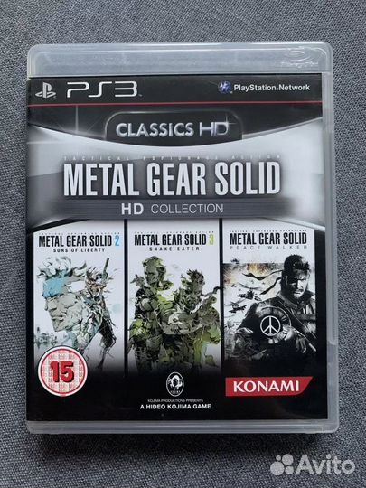 Metal gear solid hd collection PS3