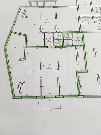 Торговая площадь, 126.1 м²