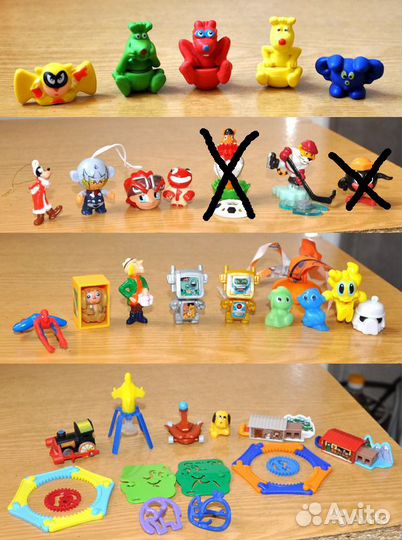 Игрушки из киндер сюрприза, от Marvel, Дино