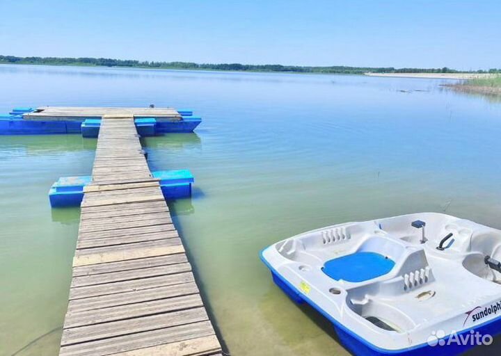 База отдыха на берегу Димитровского водохранилища